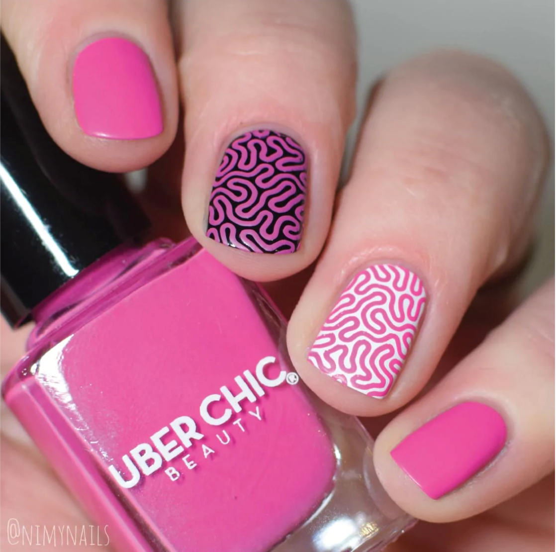 Kiss Me On My Tulips - Stamping Polish - Uber Chic 12ml