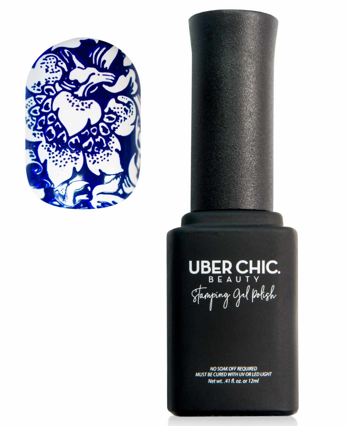 Knot in the Navy - Stamping Gel Polish - Uber Chic 12ml Main image