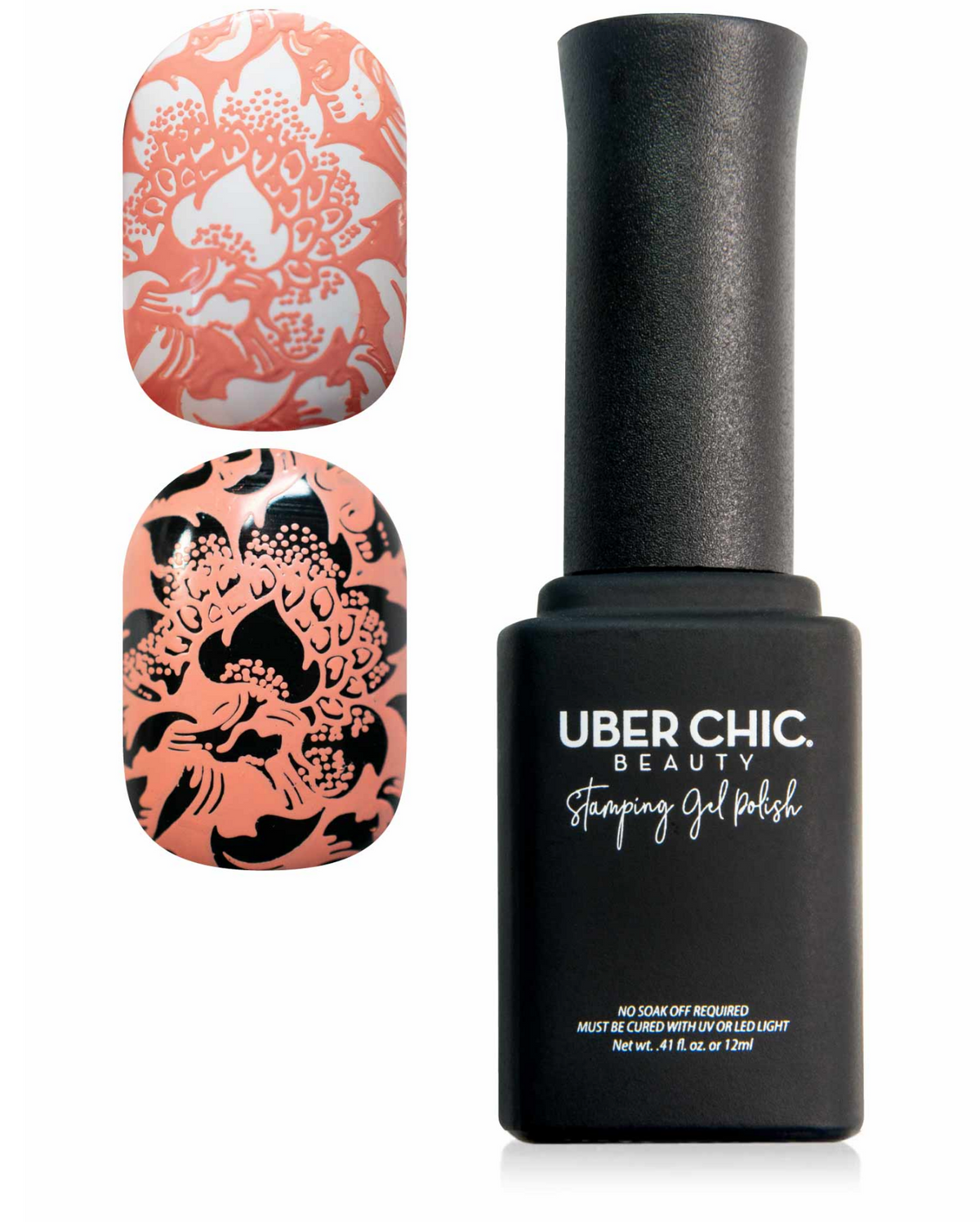 Peach Bellini - Stamping Gel Polish - Uber Chic 12ml Main image