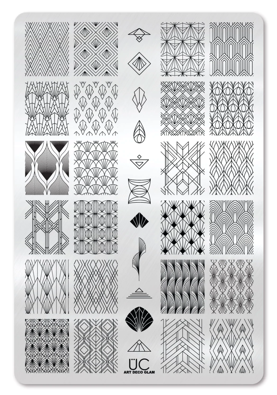Art Deco Glam - Uber Chic Stamping Plate Main image