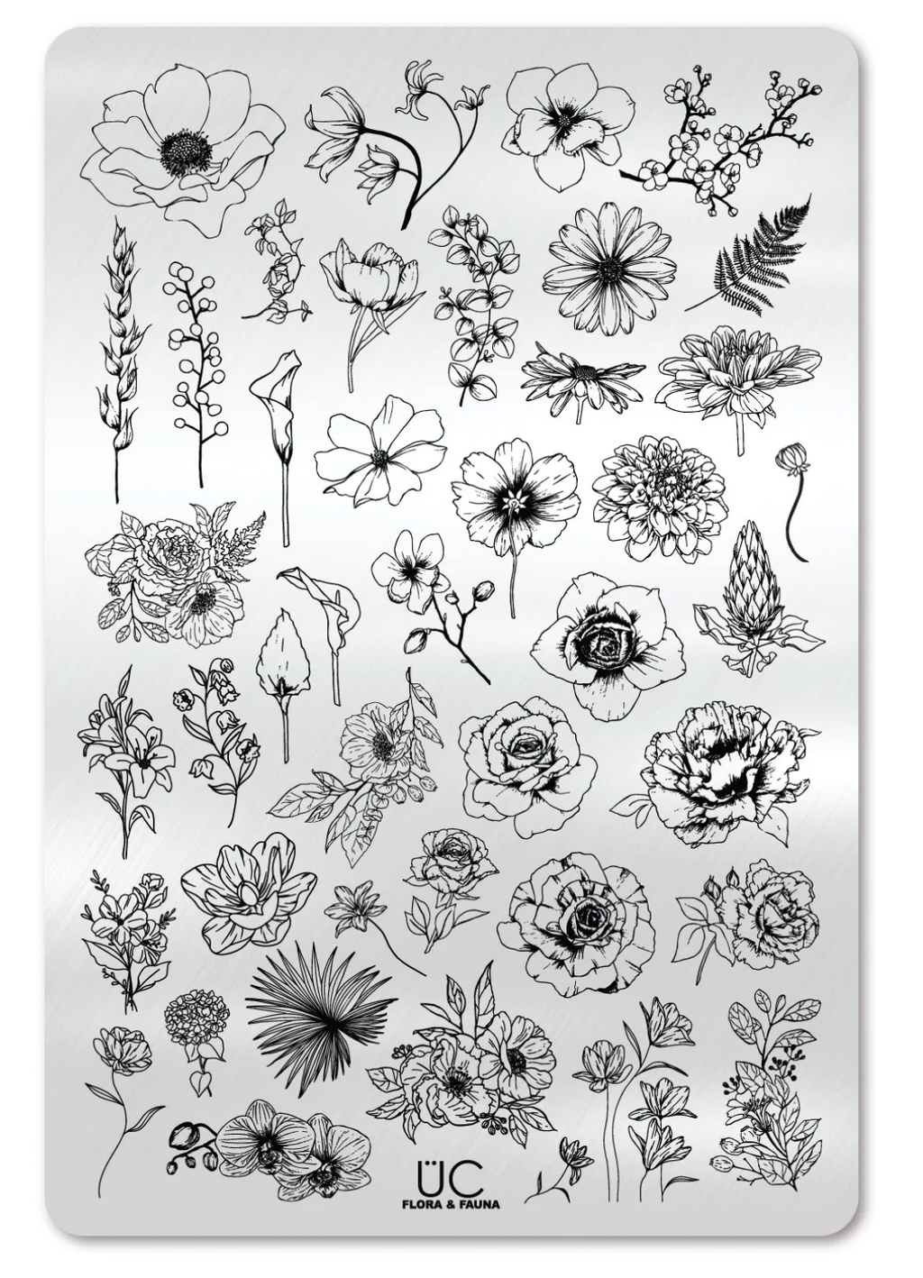 Flora & Fauna - Uber Chic Stamping Plate