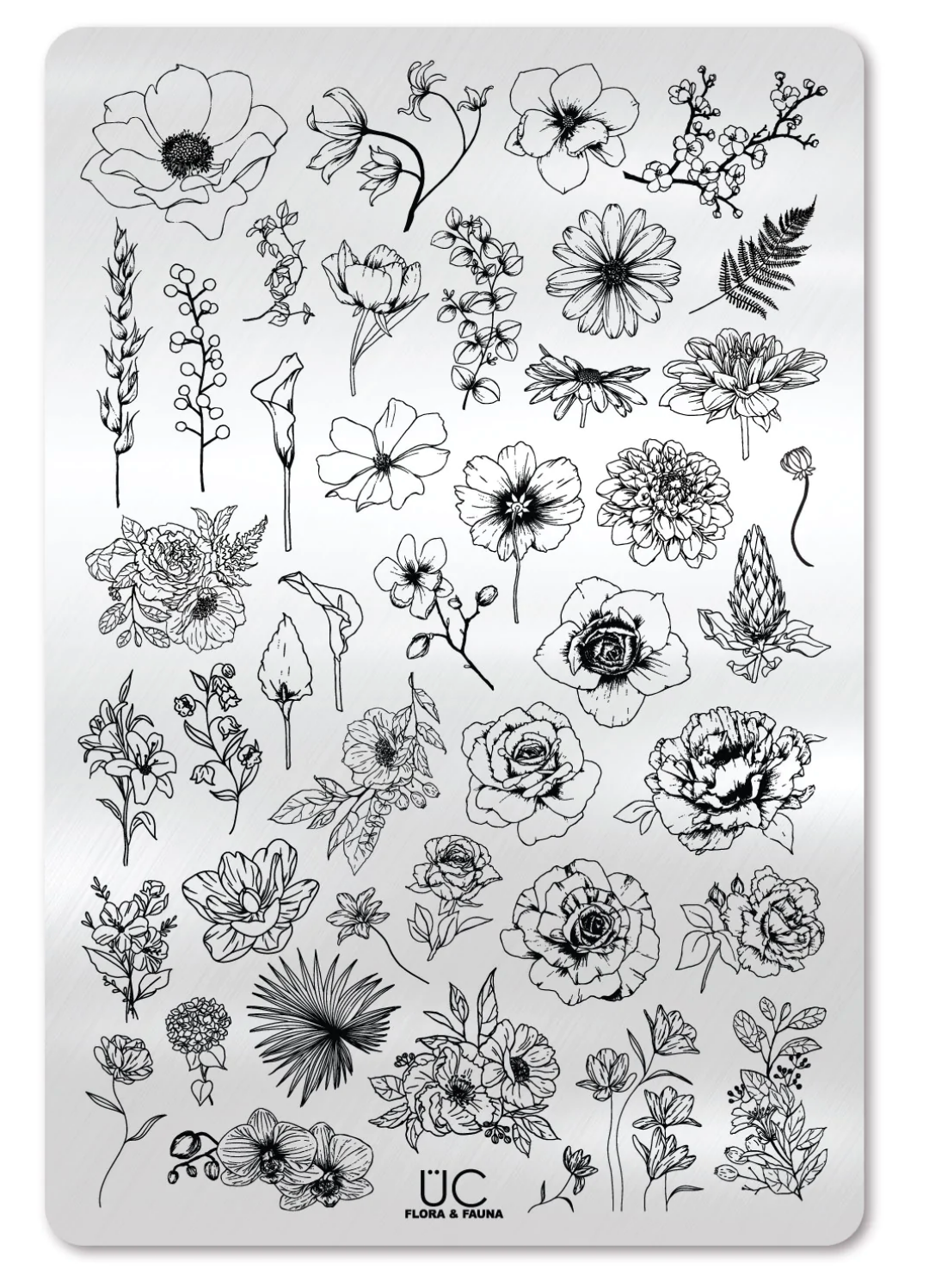 Flora & Fauna - Uber Chic Stamping Plate