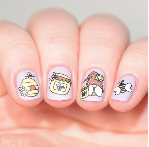 Hello Spring  - Uber Chic Stamping Plate