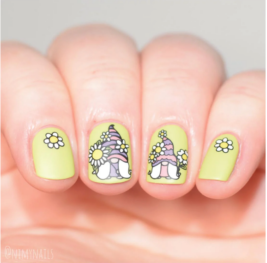 Hello Spring  - Uber Chic Stamping Plate