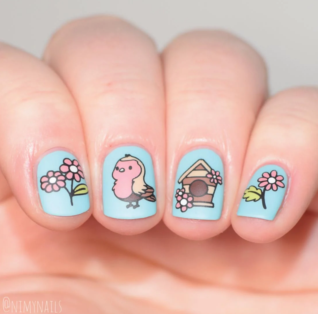 Hello Spring  - Uber Chic Stamping Plate