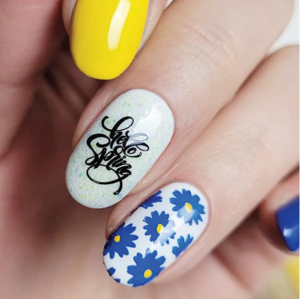 Hello Spring  - Uber Chic Stamping Plate
