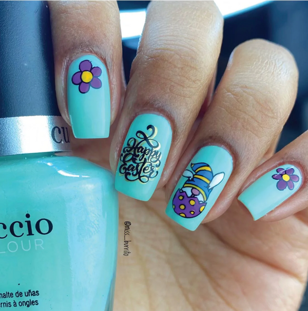 Hello Spring  - Uber Chic Stamping Plate