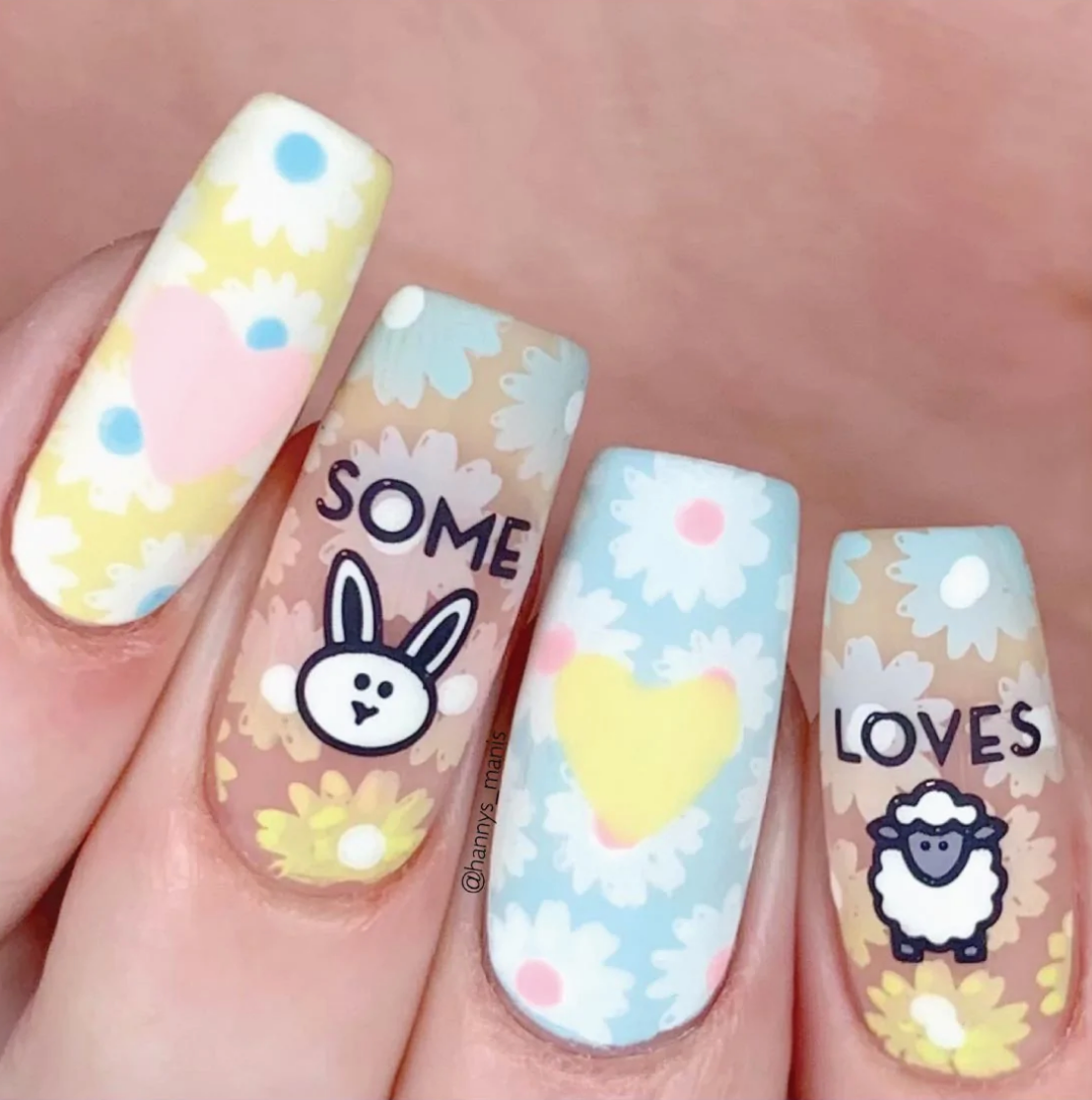 Hello Spring  - Uber Chic Stamping Plate