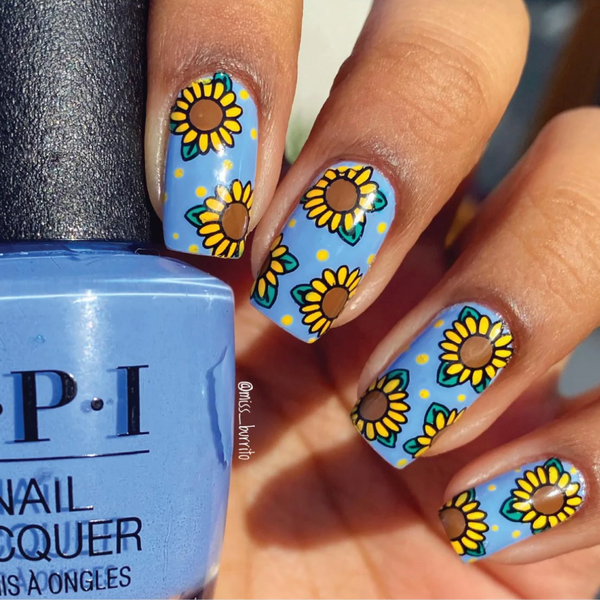 Hello Spring  - Uber Chic Stamping Plate