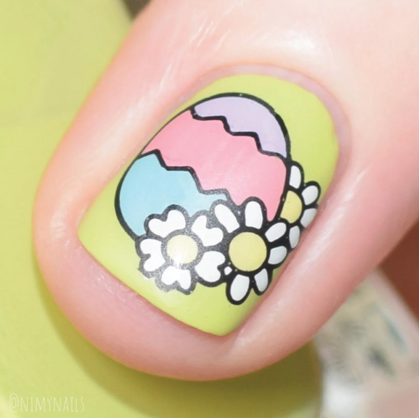 Hello Spring  - Uber Chic Stamping Plate