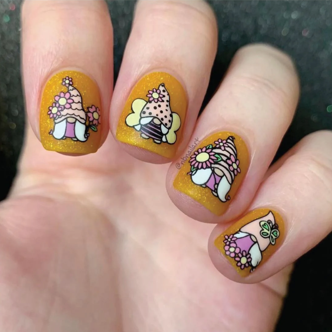 Hello Spring  - Uber Chic Stamping Plate