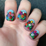 Hello Spring  - Uber Chic Stamping Plate
