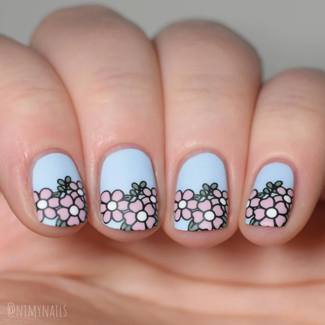Hello Spring  - Uber Chic Stamping Plate