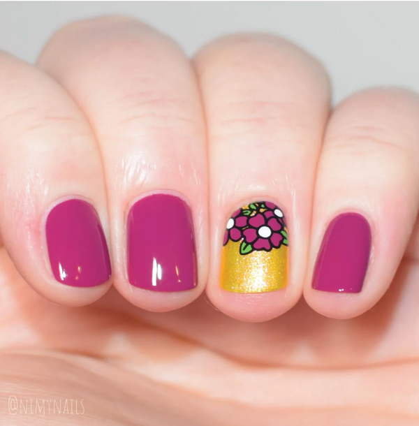 Hello Spring  - Uber Chic Stamping Plate