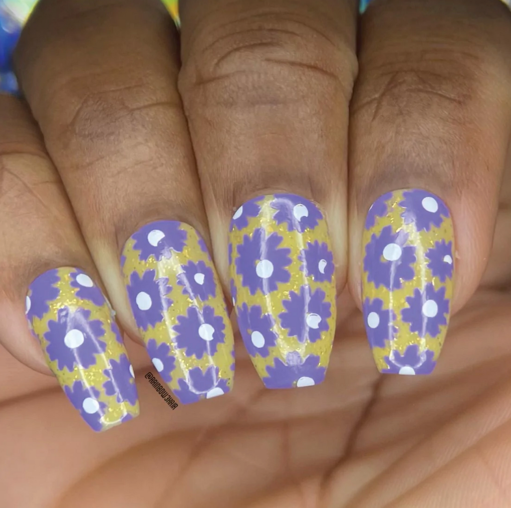 Hello Spring  - Uber Chic Stamping Plate