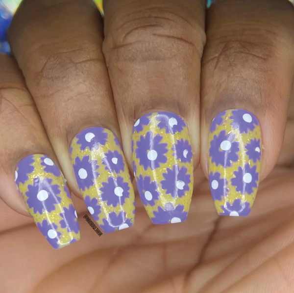 Hello Spring  - Uber Chic Stamping Plate