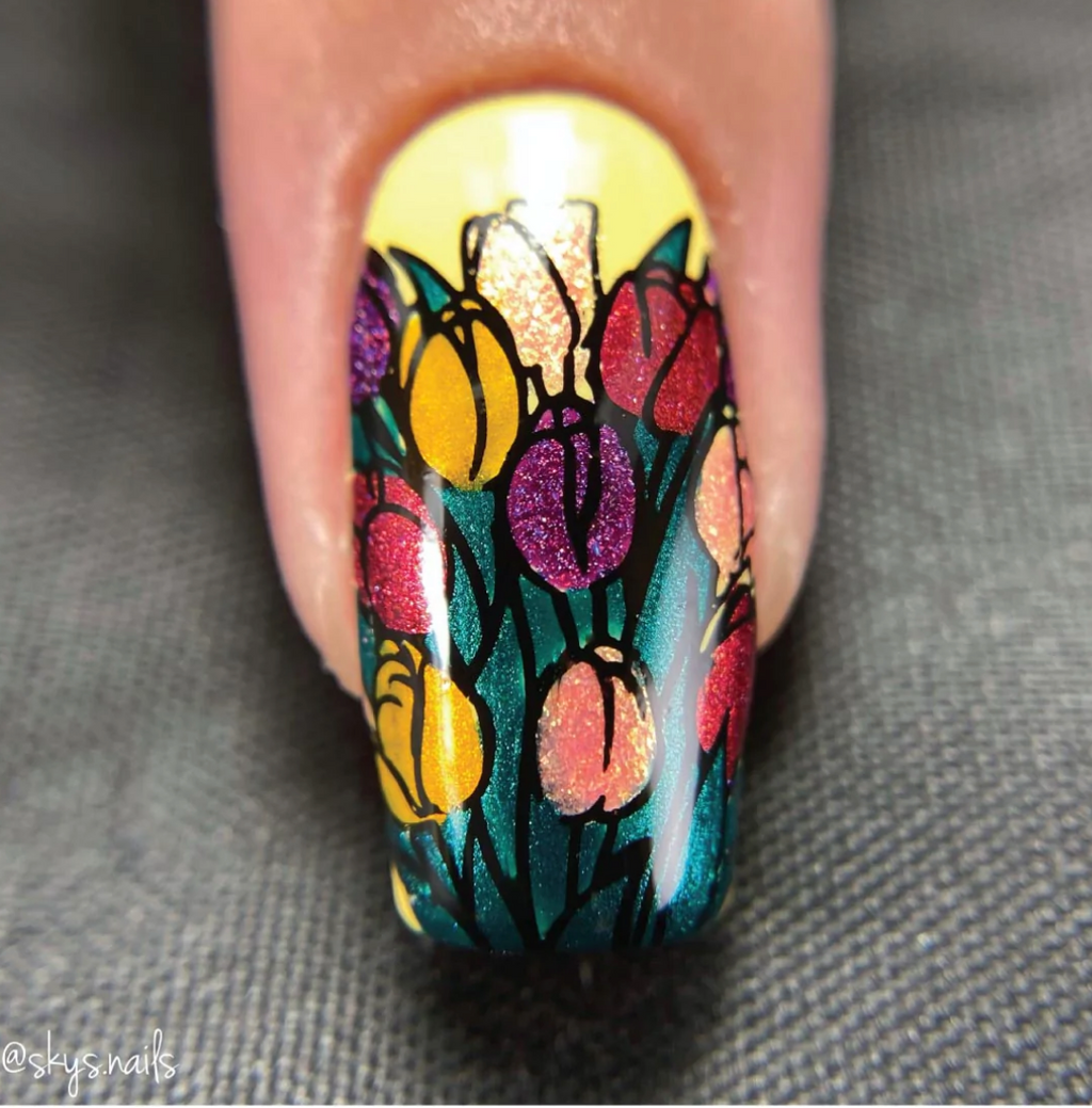 Hello Spring  - Uber Chic Stamping Plate