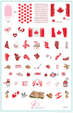 Canada Day (CjS-257) - Clear Jelly Stamping Plate