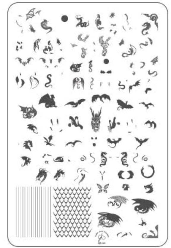 Dragon's Lair (CjS-100)- Clear Jelly Stamping Plate Secondary image