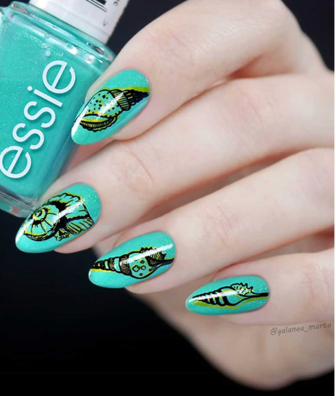 Seashells Aplenty- Uber Chic Mini Stamping Plate Secondary image