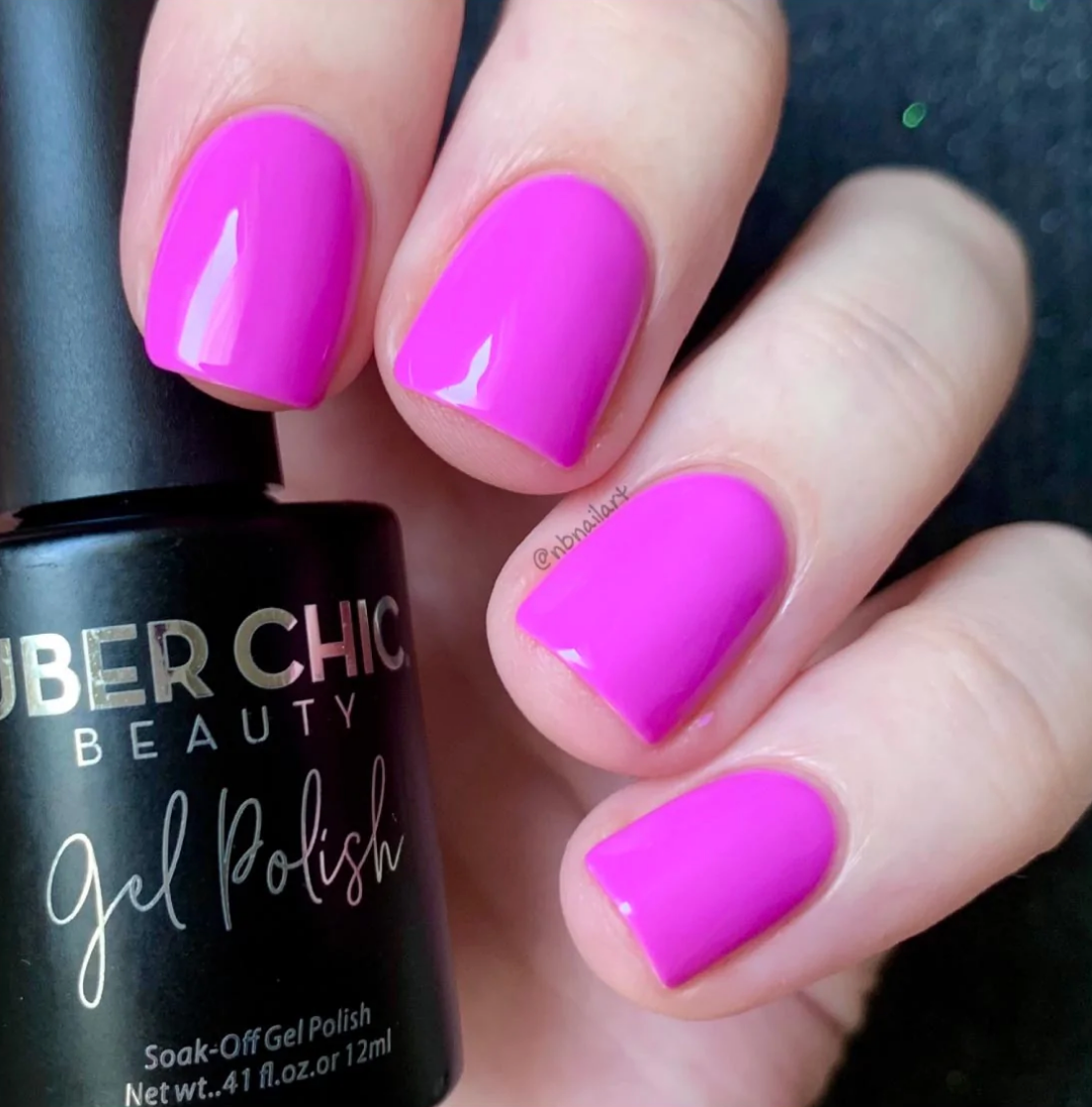 One Chic Beach - Glitter Gel Polish - Uber Chic 12ml Secondary image