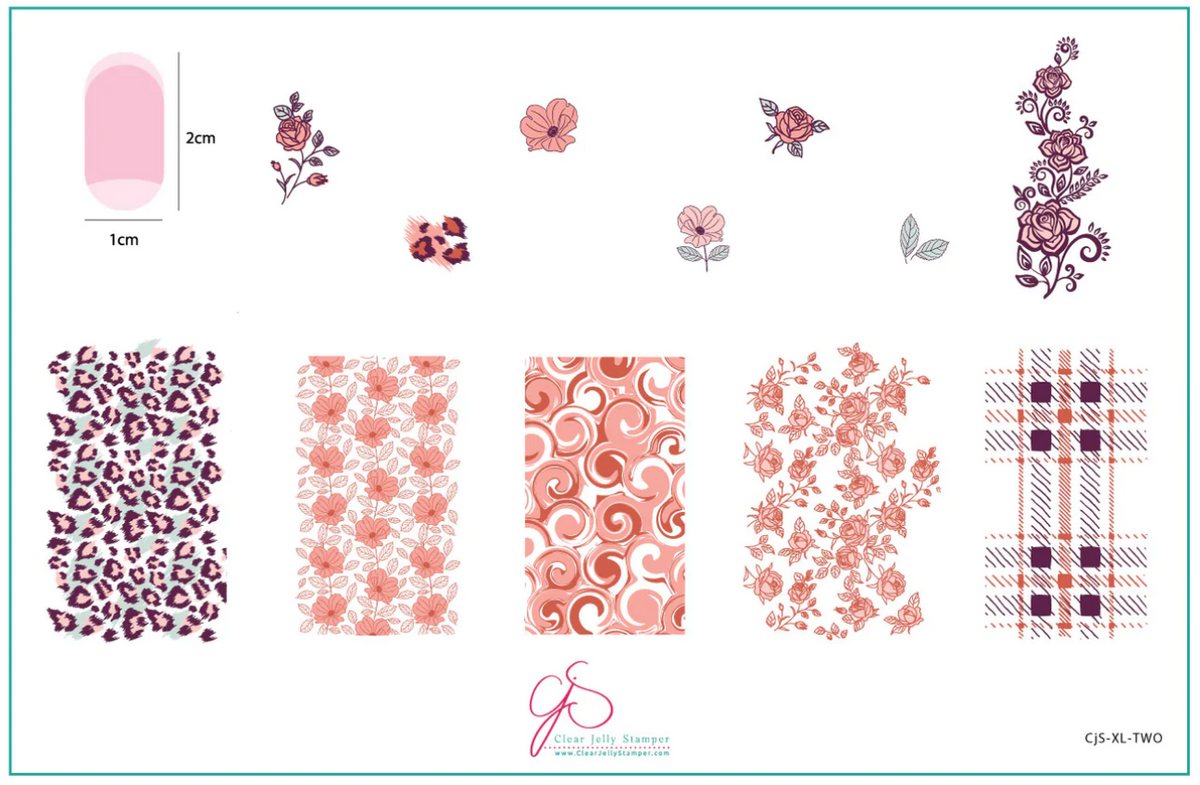 XL TWO (CjS-XL-TWO) - Clear Jelly Stamping Plate Main image