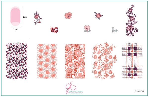 XL TWO (CjS-XL-TWO) - Clear Jelly Stamping Plate