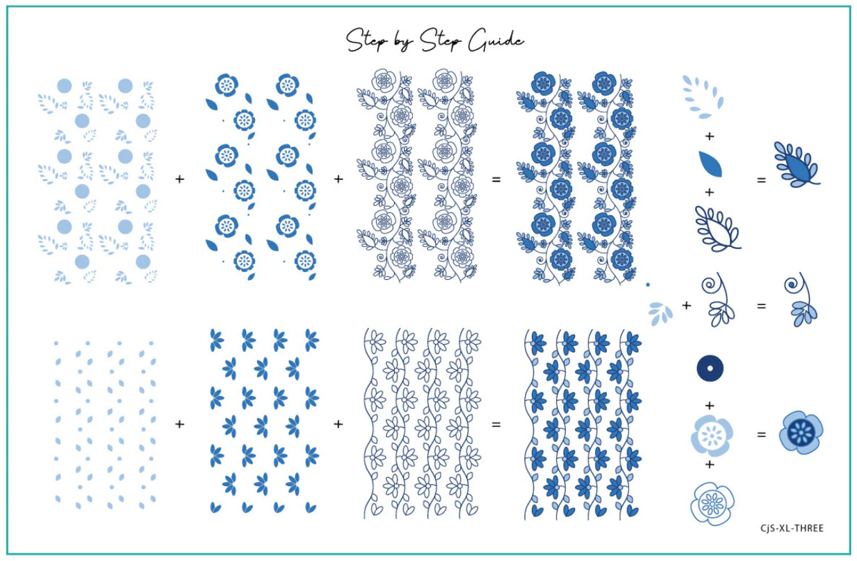 XL THREE (CjS-XL-THREE) - Clear Jelly Stamping Plate Main image