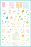 Feeling Vine (CjS-235) -  Clear Jelly Stamping Plate