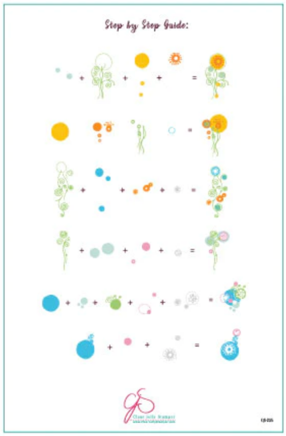 Feeling Vine (CjS-235) -  Clear Jelly Stamping Plate