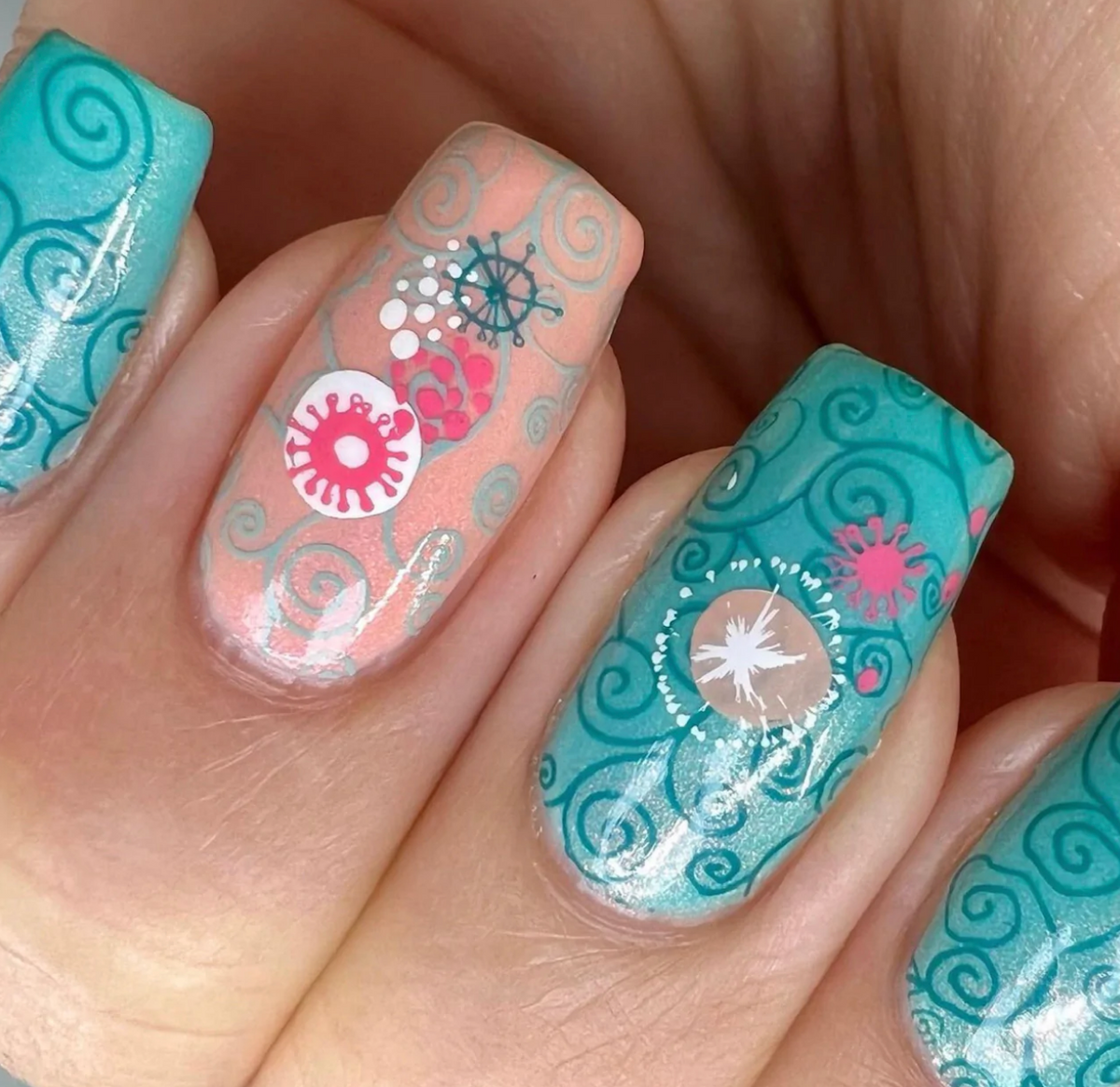 Feeling Vine (CjS-235) -  Clear Jelly Stamping Plate