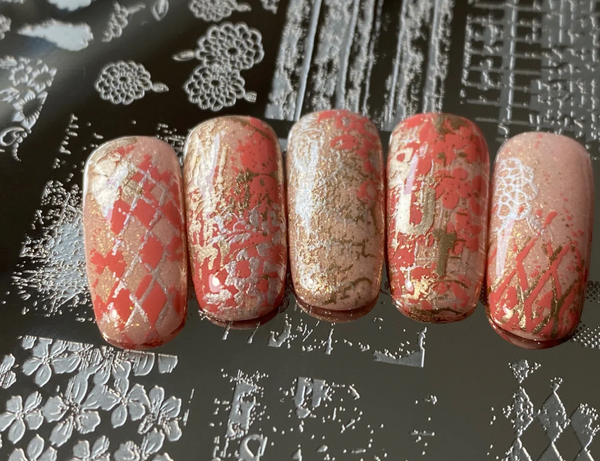 Grunge Series - Textures (CjS-200) - Clear Jelly Stamping Plate