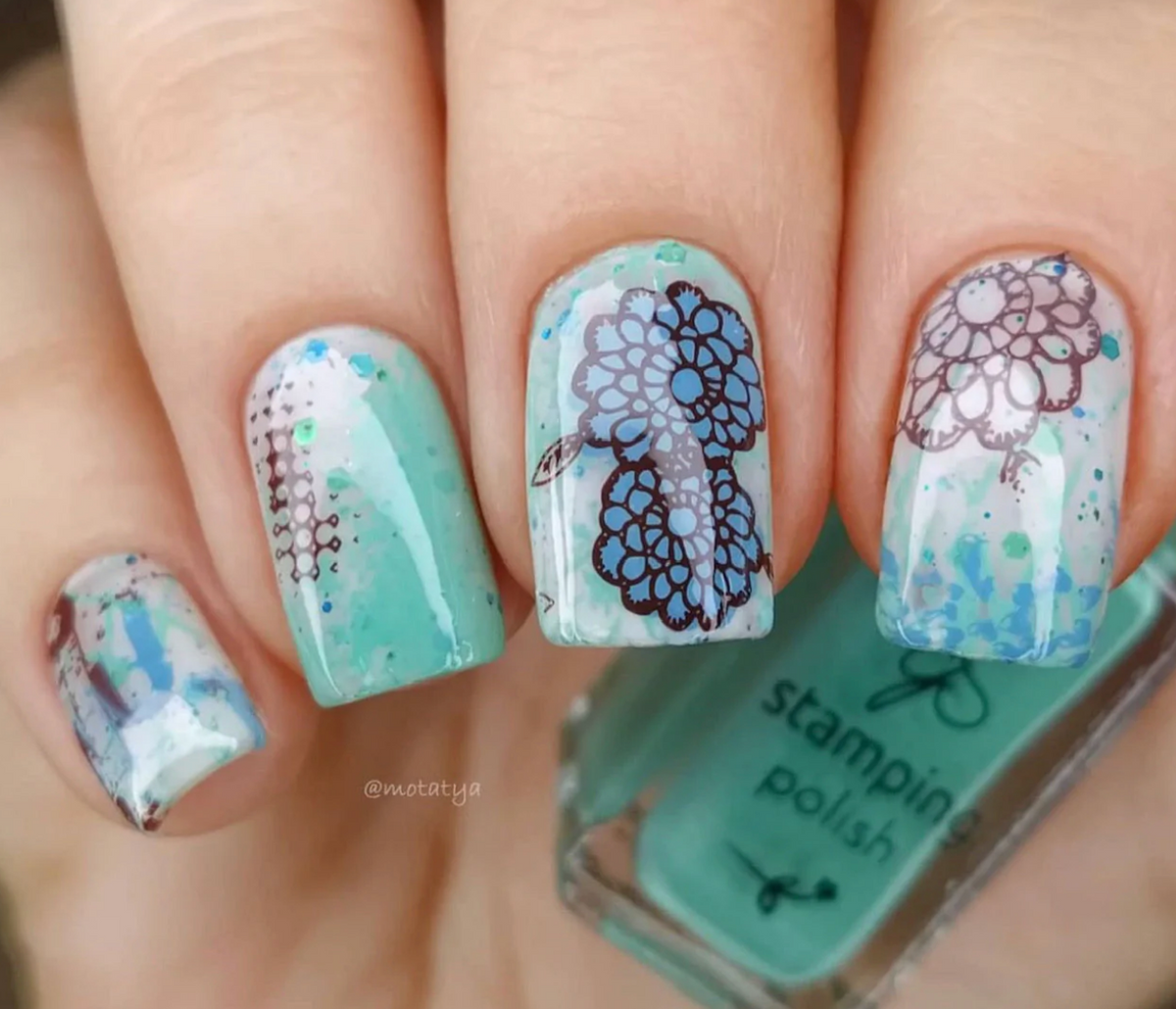 Grunge Series - Textures (CjS-200) - Clear Jelly Stamping Plate