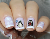 Playful Penguins (CjSC-61) - Clear Jelly Stamping Plate