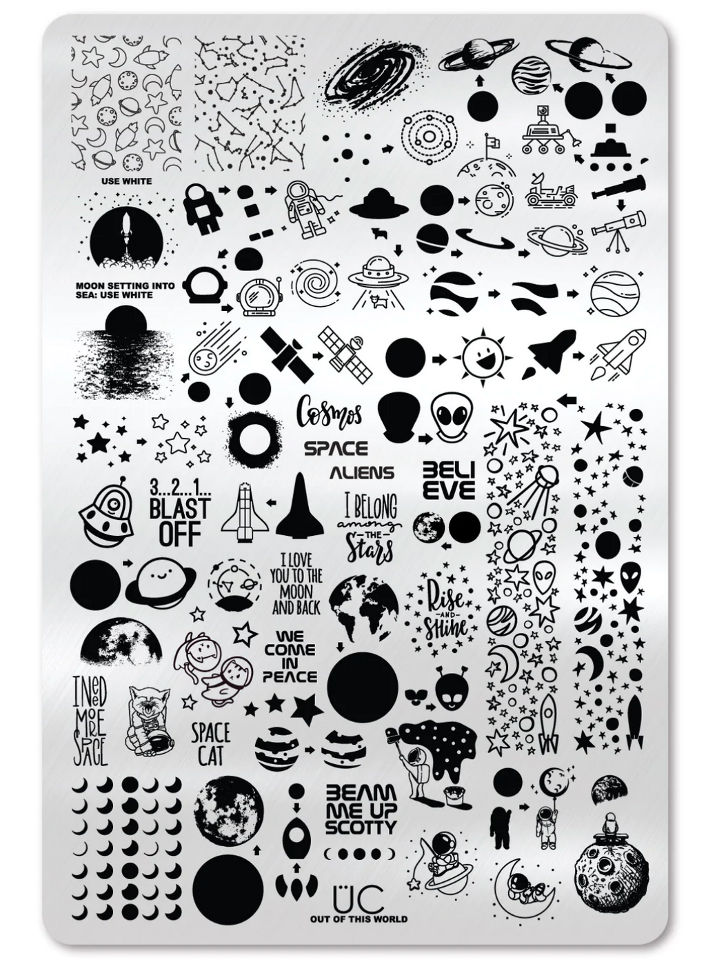 Out of This World - Uber Chic Stamping Plate