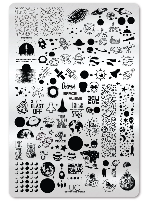 Out of This World - Uber Chic Stamping Plate