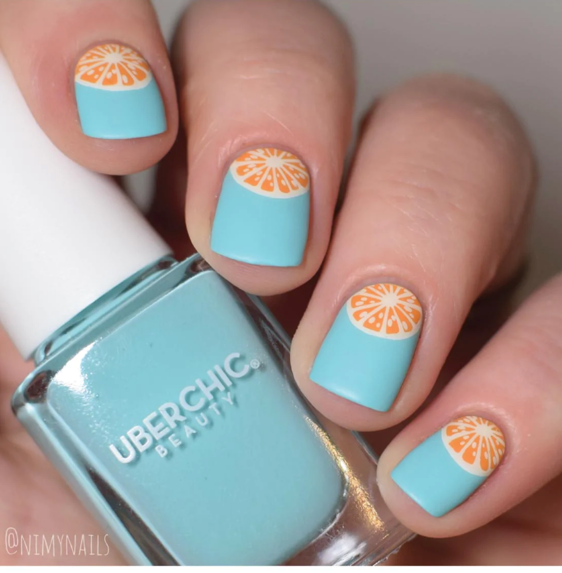 Seas The Day - Uber Chic Nail Stamping Plate