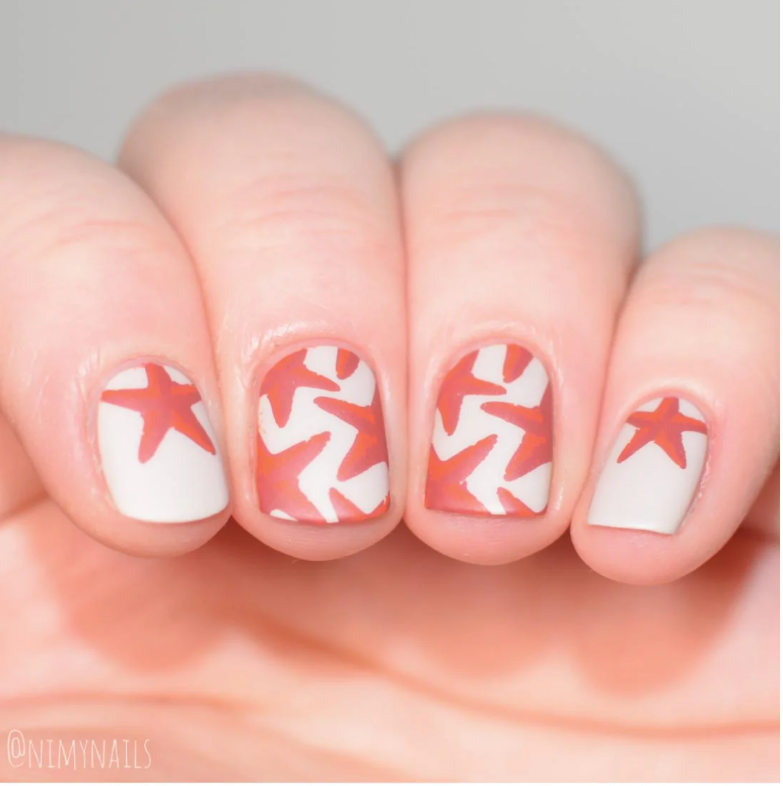 Seas The Day - Uber Chic Nail Stamping Plate