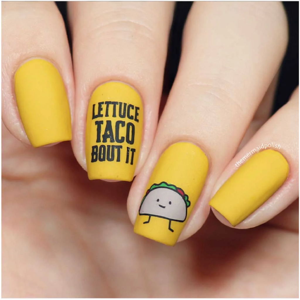 Let's Taco Bout It - Uber Chic Mini Stamping Plate