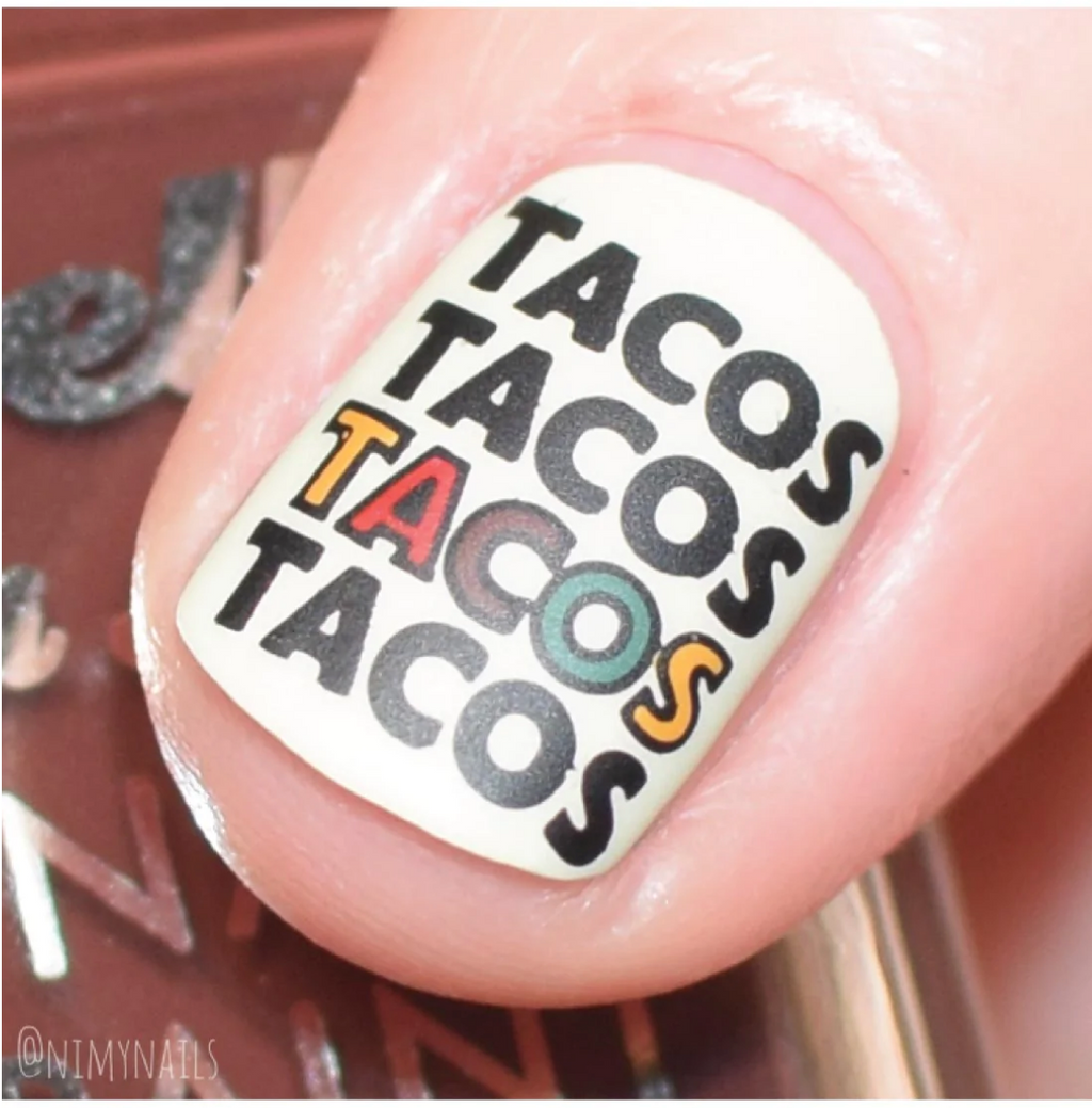 Let's Taco Bout It - Uber Chic Mini Stamping Plate
