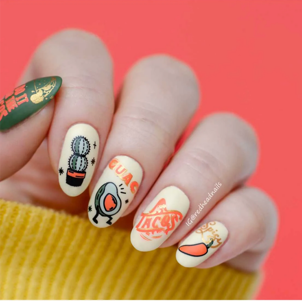 Let's Taco Bout It - Uber Chic Mini Stamping Plate