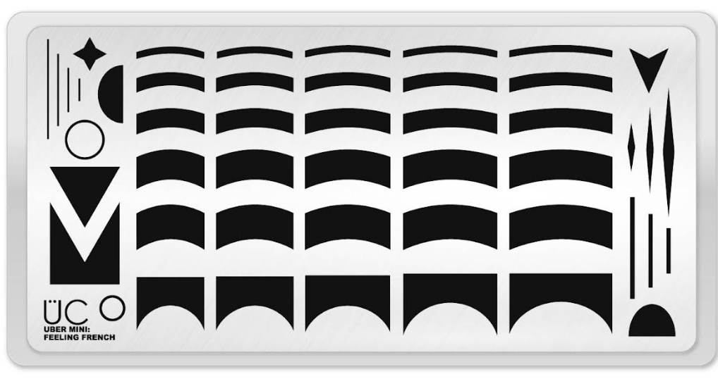 Feeling French - Uber Chic Mini Stamping Plate Main image