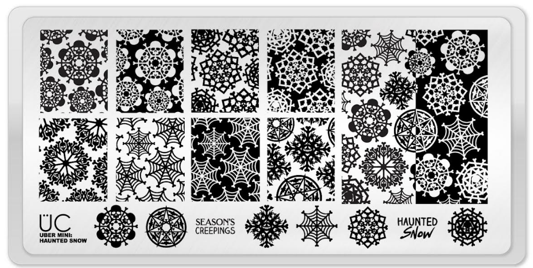 Haunted Snow - Uber Chic Mini Stamping Plate Main image