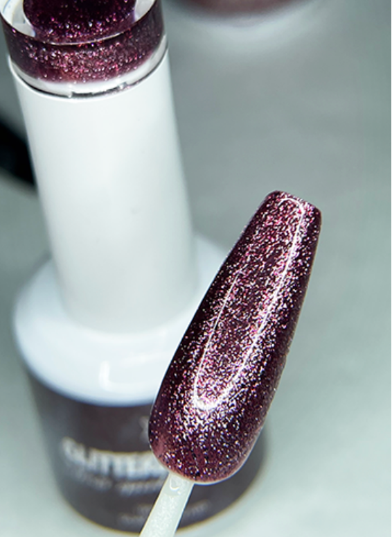 Glitter Bomb! Gel Polish  Mellow Merlot Main image