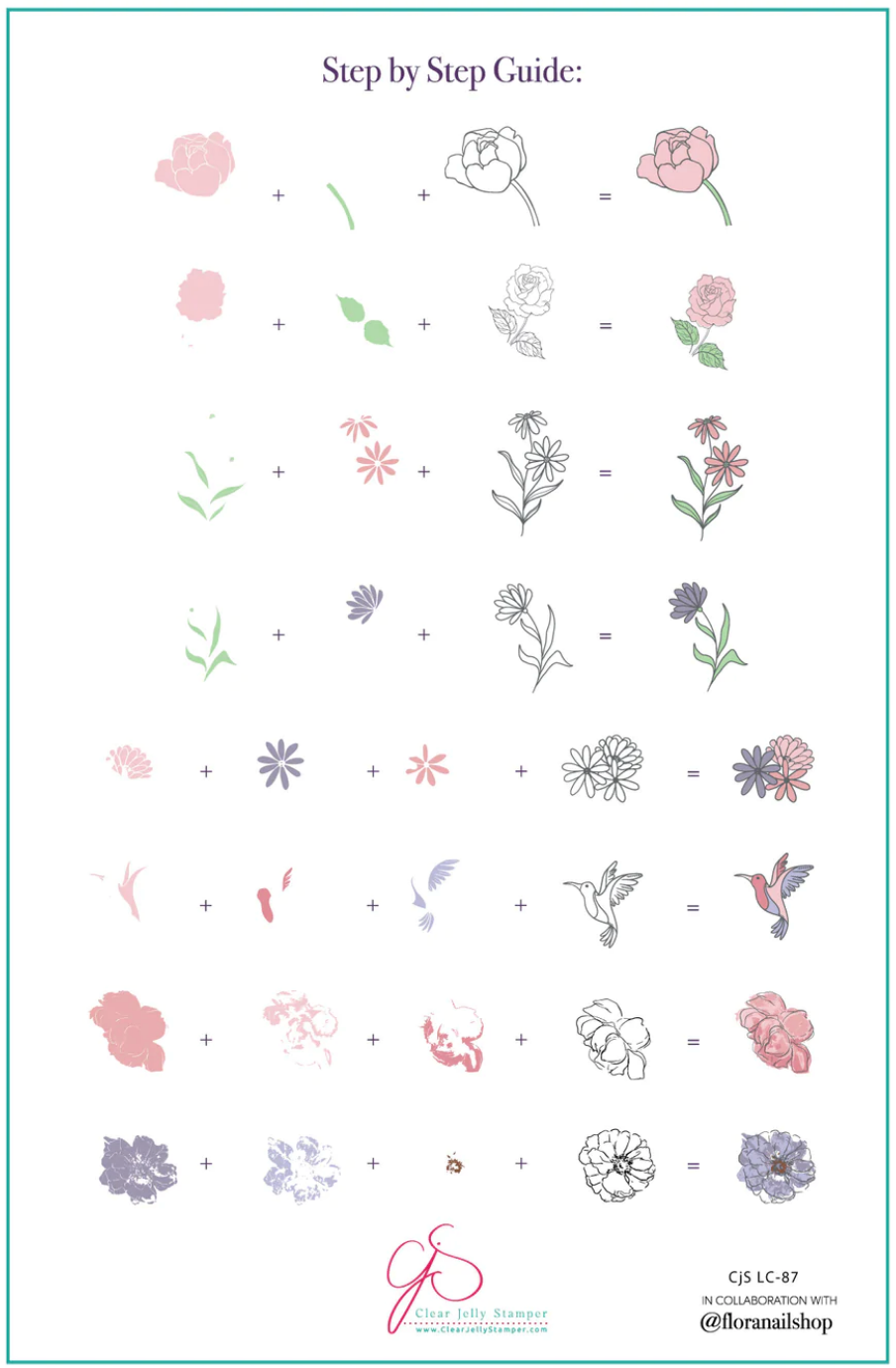 Flora (CjSLC-87) -  CJS Stamping Plate