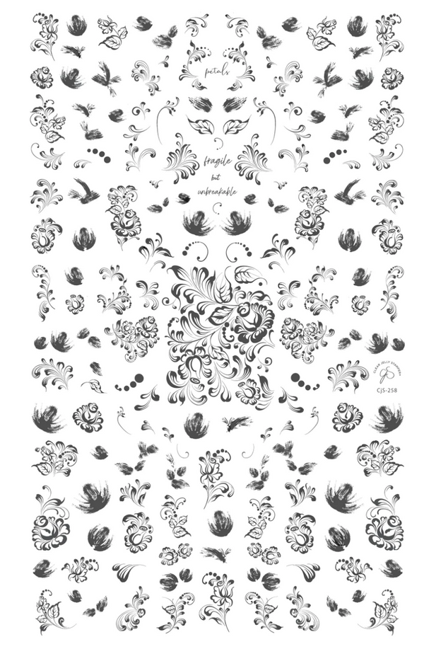 Fragile but Unbreakable (CjS-258) -  CJS Stamping Plate