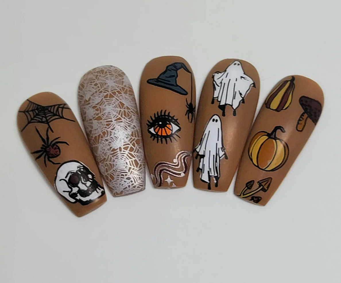 Boho Halloween (CjSH-74) -  CJS Stamping Plate