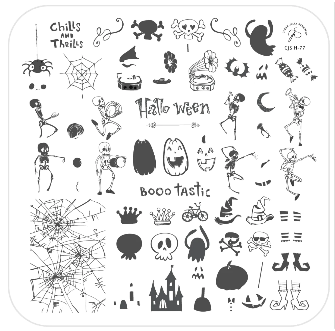 Boootastic (CjS-H-77) -  CJS Medium Stamping Plate Secondary image