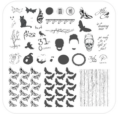 Hallow's Eve (CjS-H-73)  -  CJS Medium Stamping Plate