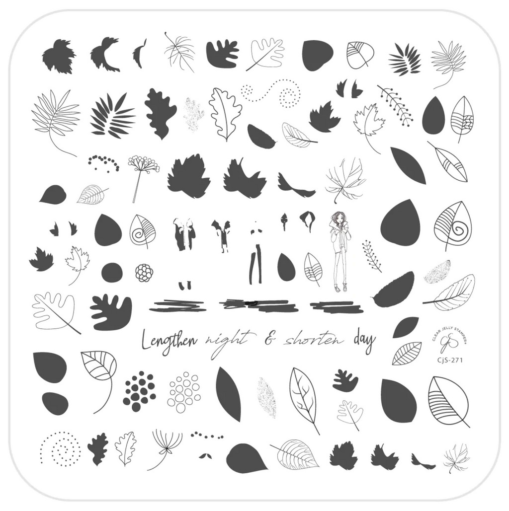 Lengthen Night and Shorten Day (CjS-271) -  CJS Medium Stamping Plate